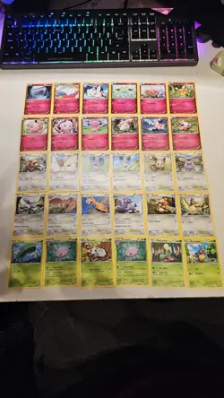 Pokemon XY Fates Collide & Evolutions Cards Lot 30 - Fairy & Grass - Image 1
