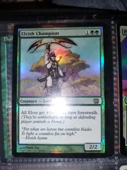 Elvish Champion Foil Card 8th Edition MTG Magic The Gathering Card NM - Image 1
