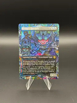 MTG TMT - Krang & Shredder (Borderless) - 0201 - Rare - Image 1