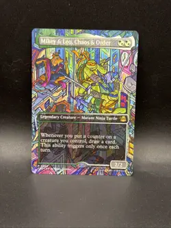 Mikey & Leo, Chaos & Order (Borderless) Teenage Mutant Ninja Turtles Regular - Image 1