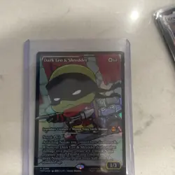 Dark Leo & Shredder (Legendary Creature) Magic: The Gathering TMNT Foil - Image 1