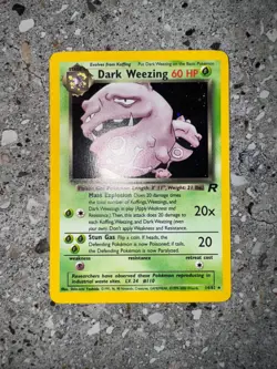 Pokemon TCG Cards Dark Weezing 14/82 Team Rocket Holo Rare NM - Image 3