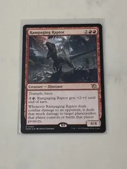 Magic Rampaging Raptor Rare NM March of the Machine Same Day Shipping! - Image 1