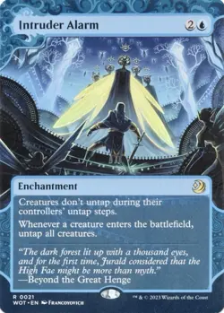MTG Intruder Alarm (21/103) Wilds of Eldraine Enchanting Tales VLP - Image 1