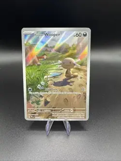 Paldean Wooper 102/094 Illustration Rare English Phantasmal Flames Pokemon - Image 1