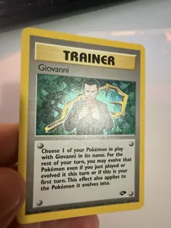 Pokemon Gym Challenge Giovanni Holo 18/132 Vintage NM - Image 5