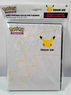 Pokemon 25th Anniversary First Partner Collector's Binder SEALED w/Pikachu - Image 2