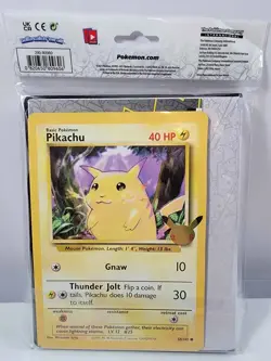 Pokemon 25th Anniversary First Partner Collector's Binder SEALED w/Pikachu - Image 3