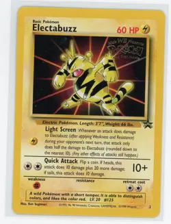 Pokemon TCG - Electabuzz 2 - WOTC Promo - Stamped Movie Promo - Image 1