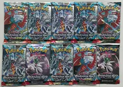Lot of (10) Pokemon TCG Scarlet & Violet Paradox Rift Booster Packs SEALED - Image 1