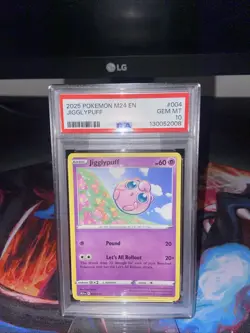 2025 Pokemon M24 EN McDonald's Jigglypuff #004 PSA 10 Gem Mint - Image 1