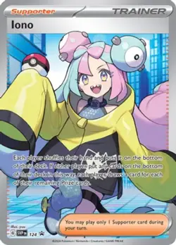 Iono - SVP124 - SVP Black Star Promos NM, English Pokemon Promos - Image 1