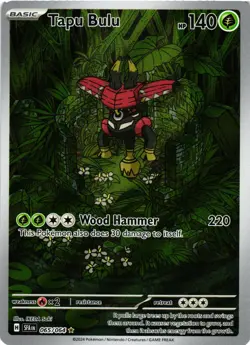 Pokemon TCG Tapu Bulu Illustration Rare SV: Shrouded Fable 065/064 NM - Image 1