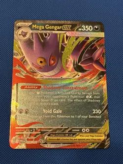 Pokemon TCG Phantasmal Flames 056/094 Mega Gengar Ex Ultra Rare - NM - Image 1