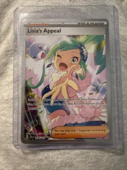 Pokemon TCG Lisia's Appeal Full Art Trainer Surging Sparks 246/191 - Image 1