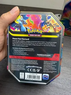 ---LOT OF 2--- Pokemon TCG Mega Charizard X /Y Ex Tin Bundle Sealed New #3/4 - Image 4