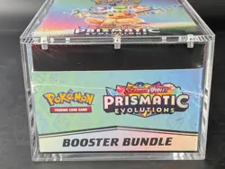 Pokemon SV8.5 Prismatic Evolutions Sealed Booster Bundle Display W/Acrylic Case - Image 5
