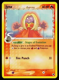 Jynx Delta Species Normal #17/101 Rare Pokemon Dragon Frontiers NM - Image 1