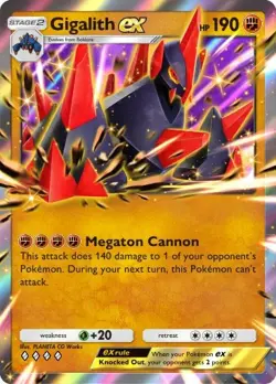 Pokemon TCG Pocket Fantastical Parade Gigalith EX - Image 1
