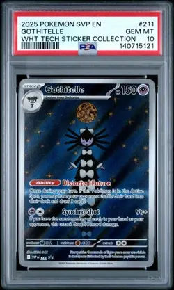 2025 POKEMON SVP EN-SV BLACK STAR PROMO #211 GOTHITELLE PSA 10 - Image 1