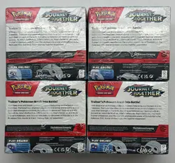 Lot of (4) Pokemon TCG Journey Together Enhanced Booster Boxes SEALED NEW - Image 2