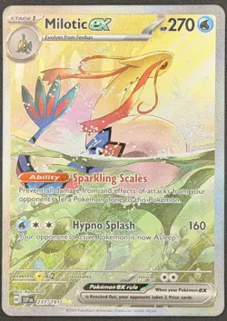 Pokemon TCG - Milotic EX 237/191 SIR Scarlet & Violet Surging Sparks Near Mint - Image 1