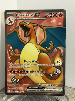 Pokemon TCG - Charizard ex 183/165 Sv: Scarlet & Violet 151 Holo English - Image 1