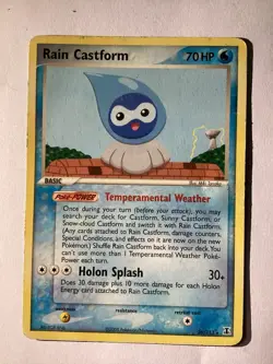 Rain Castform 26 Regular Common Guardians Rising Pokemon TCG - Image 1