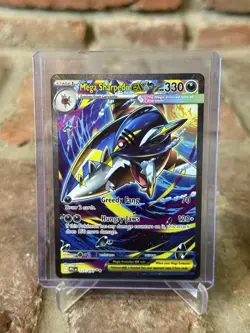 Mega Sharpedo EX SIR 127/094 - English - Pokemon Phantasmal Flames - NM/MINT - Image 1