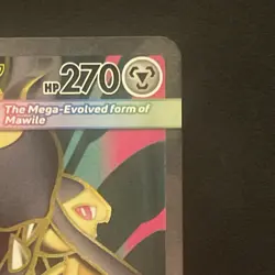 Pokemon TCG Mega Mawile EX 162/132 Me01: Mega Evolution Holo Ultra Rare NM - Image 3