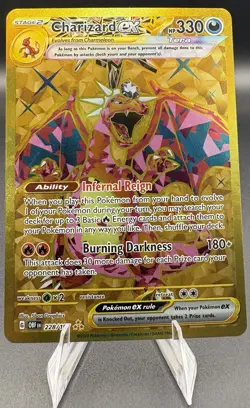 Pokemon TCG Charizard EX #228/197 Sv03: Obsidian Flames NM - Image 1
