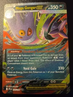 Mega Gengar EX 056/094 Double Rare Phantasmal Flames Pokemon TCG - Image 1