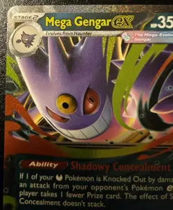 Mega Gengar EX 056/094 Double Rare Phantasmal Flames Pokemon TCG - Image 2