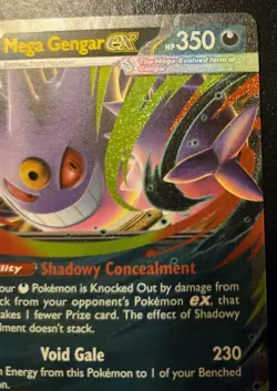 Mega Gengar EX 056/094 Double Rare Phantasmal Flames Pokemon TCG - Image 3