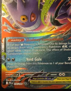 Mega Gengar EX 056/094 Double Rare Phantasmal Flames Pokemon TCG - Image 4