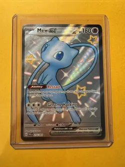 Pokemon TCG Scarlet&Violet: Paldean Fates Shiny Mew Ex 216/091 - Image 1