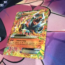 Pokemon M Houndoom EX 22/162 BREAKthrough Full Art Ultra Rare Holo 210 HP TCG - Image 3
