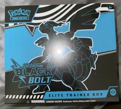 Pokemon Scarlet & Violet Black Bolt Elite Trainer Box - English, 2026, Sealed - Image 1