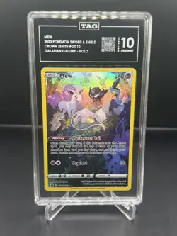 2023 Pokemon SW&SH Series - Crown Zenith Mew TAG 10 #GG10/GG70 - Image 1