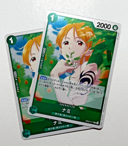One Piece Nami x2 2x Card EB02-017 R Japanese Anime 25th Collection - Image 1