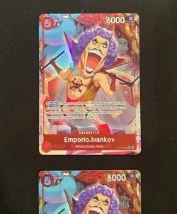 One Piece Emporio Ivankov Card Alt PRB-01 Full Art QTY 2 OP06-003 English - Image 3