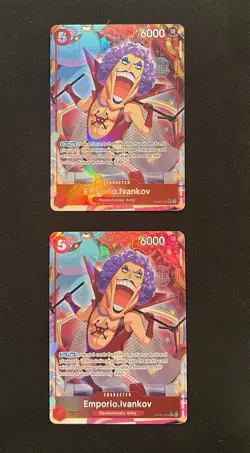 One Piece Emporio Ivankov Card Alt PRB-01 Full Art QTY 2 OP06-003 English - Image 4