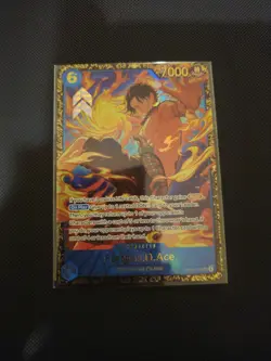 One Piece Portgas D Ace OP13-119 Top 16 Treasure Cup Prize Promo - Image 1