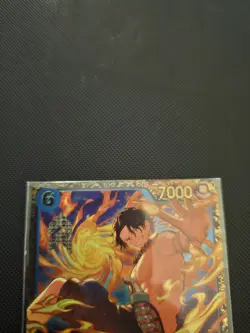 One Piece Portgas D Ace OP13-119 Top 16 Treasure Cup Prize Promo - Image 2