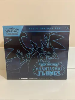 Pokemon TCG Mega Evolution Phantasmal Flames Elite Trainer Box ETB Charizard - Image 1