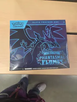 Mega Evolution Phantasmal Flames ETB Elite Trainer Box Pokemon TCG Charizard New - Image 1