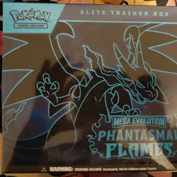 Pokemon Elite Trainer Box Mega Evolution Phantasmal Flames Charizard English - Image 1
