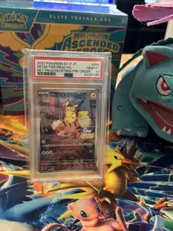 PSA 10 DETECTIVE PIKACHU HOLO PROMO 098/SV-P PRE-ORDER POKEMON CARD JAPANESE - Image 1