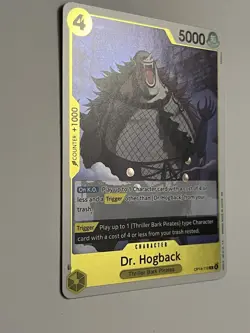 Dr. Hogback Rare (R) OP14-110 The Azure Sea's Seven English Foil - Image 2