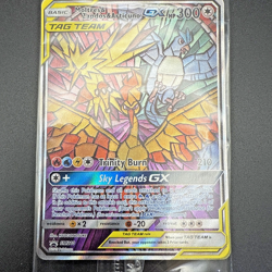 Pokemon TCG Hidden Fates Moltres, Zapdos, Articuno GX SM210 Promo Holo Card - Image 1